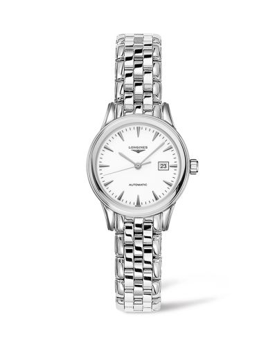 Longines Flagship 30 Stainless Steel / White / Bracelet L4.374.4.12.6