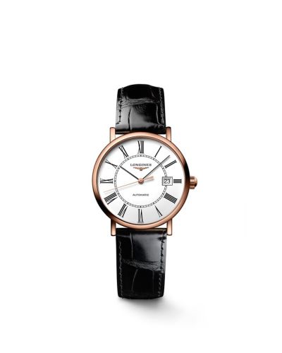 Longines Elegant Collection Automatic 27.2 Pink Gold / White - Roman L4.378.8.11.4