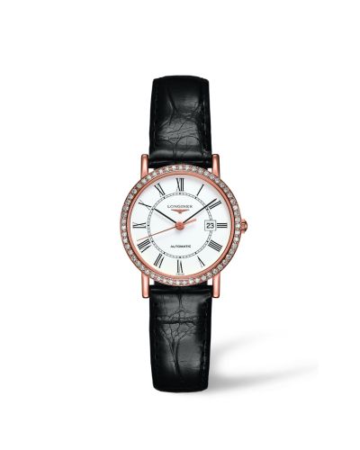 Longines Elegant Collection Automatic 27.2 Pink Gold / Diamond / White L4.378.9.11.0