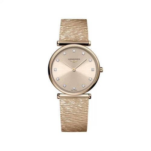 Longines La Grande Classique Quartz 29 Red Gold / Pink / Bracelet L4.512.1.93.8