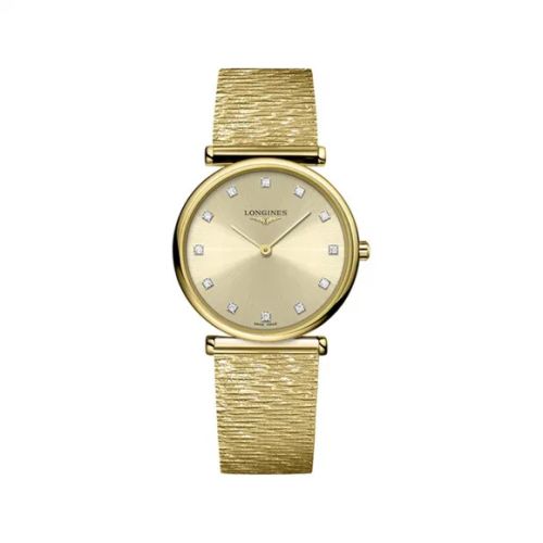 Longines La Grande Classique Quartz 29 Yellow Gold / Gilt / Bracelet L4.512.2.33.8