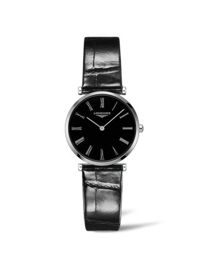 Longines La Grande Classique Quartz 29 Stainless Steel / Black - Roman L4.512.4.51.2