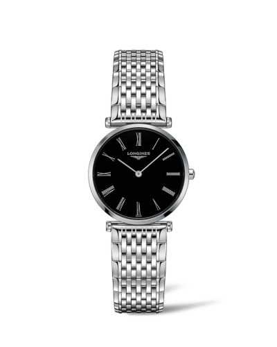 Longines La Grande Classique Quartz 29 Stainless Steel / Black - Roman / Bracelet L4.512.4.51.6