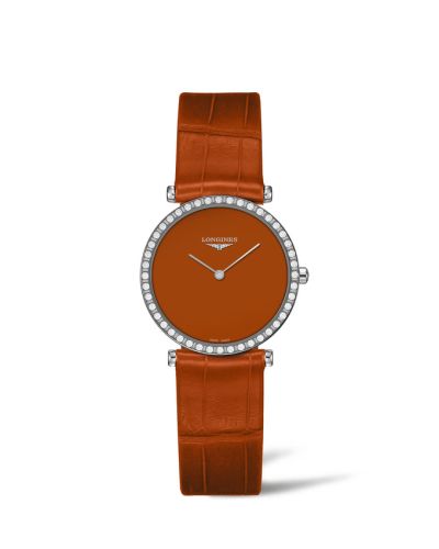 Longines La Grande Classique 29 Stainless Steel - Diamond / Orange L4.523.0.92.2