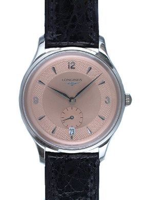 Longines Heritage Prestige Stainless Steel / Pink L4.685.4.96.2