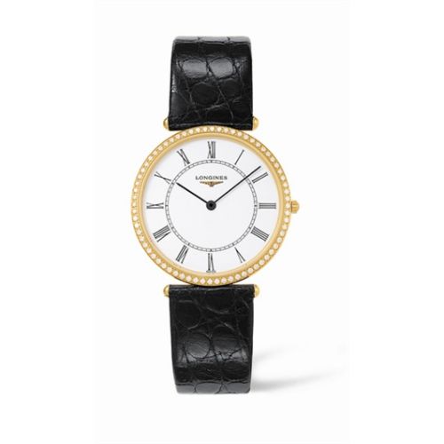 Longines La Grande Classique 33 Quartz Gold Diamond L4.691.7.11.2