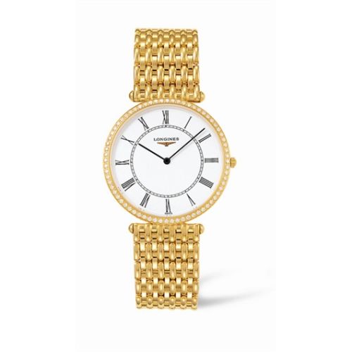 Longines La Grande Classique 33 Quartz Gold Diamond L4.691.7.11.6