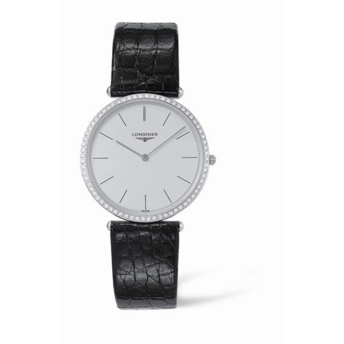 Longines La Grande Classique 33 Quartz White Gold Diamond L4.691.7.72.2