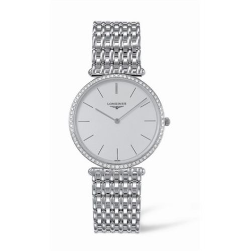 Longines La Grande Classique 33 Quartz White Gold Diamond L4.691.7.72.6