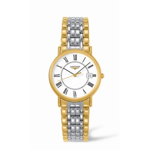Longines Presence 33 Quartz Yellow Roman Bracelet L4.720.2.11.7