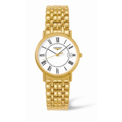 Longines Presence 33 Quartz Yellow Roman L4.720.2.11.8