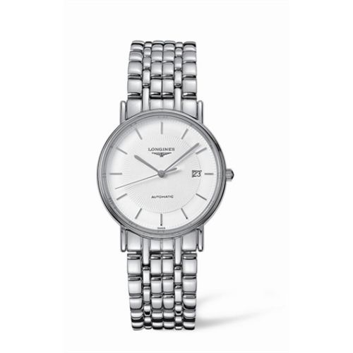 Longines Presence 34.5 Automatic Stainless Steel Stick Bracelet L4.721.4.18.6