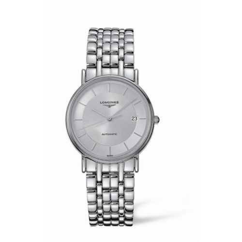 Longines Presence 34.5 Automatic Stainless Steel Silver Bracelet L4.721.4.78.6
