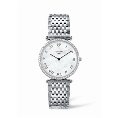 Longines La Grande Classique 33 Quartz Diamond Bezel L4.741.0.09.6