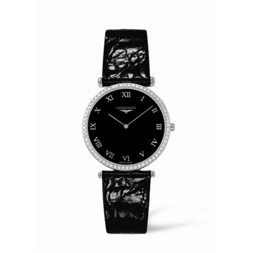 Longines La Grande Classique 33 Quartz Diamond Bezel L4.741.0.51.2
