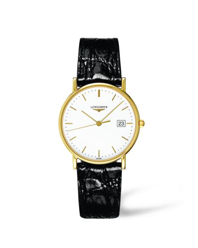 Longines Presence 33.5 Quartz Yellow Gold / White L4.743.6.12.0