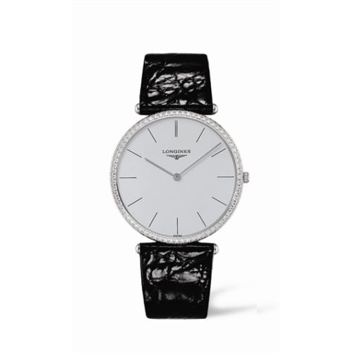Longines La Grande Classique Quartz 37 White Gold Diamond L4.766.7.72.4
