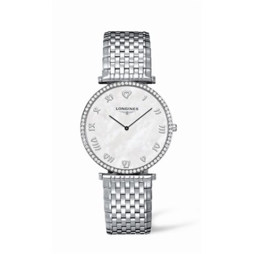 Longines La Grande Classique 37 Quartz Diamond Bezel L4.770.0.09.6