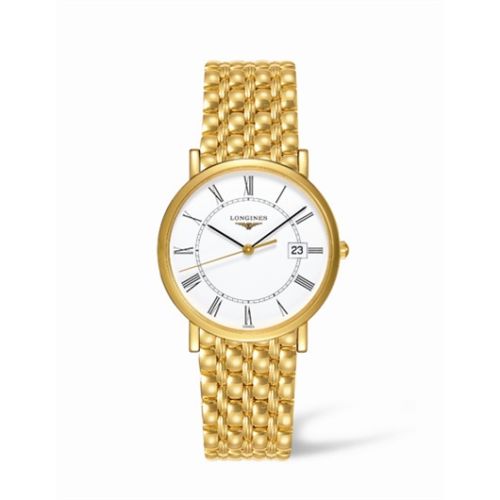 Longines Presence 34 Quartz Gold L4.777.6.11.6