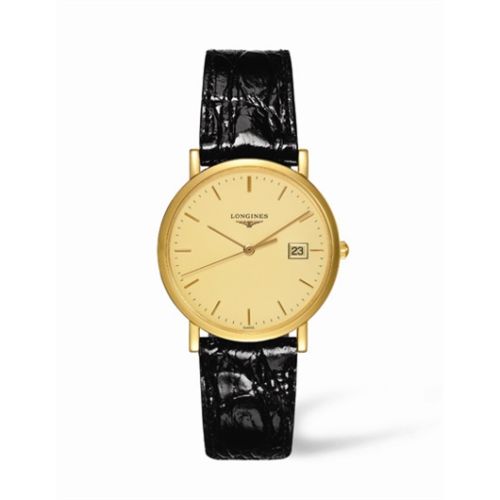 Longines Presence 34 Quartz Gold L4.777.6.32.2
