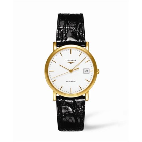 Longines Presence 34.5 Automatic Gold L4.778.6.12.2