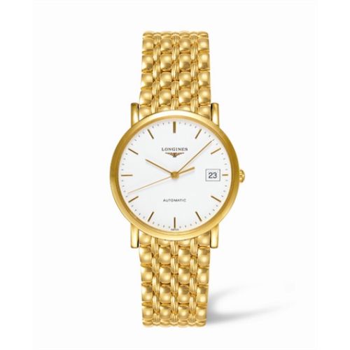 Longines Presence 34.5 Automatic Gold L4.778.6.12.6