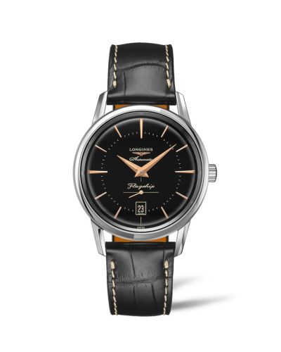 Longines Heritage Flagship Stainless Steel / Black L4.795.4.58.0