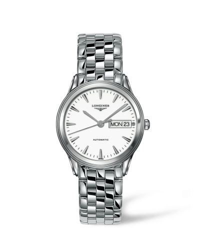 Longines Flagship 35.6 Day Date Stainless Steel L4.799.4.12.6