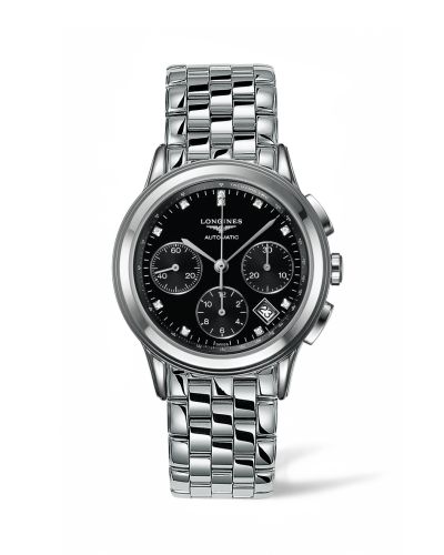 Longines Flagship Chronograph Black Diamond L4.803.4.57.6