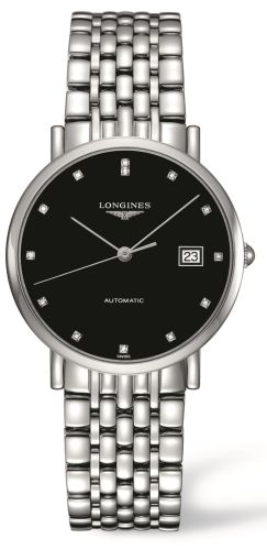Longines Elegant Collection Automatic 37 Stainless Steel / Black / Bracelet L4.810.4.57.6