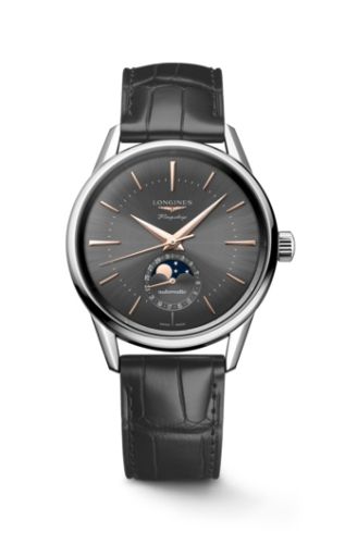Longines Heritage Flagship Moonphase Stainless Steel / Grey L4.815.4.52.2