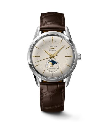 Longines Heritage Flagship Moonphase Stainless Steel / Silver L4.815.4.78.2
