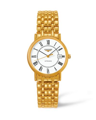 Longines Presence 34.5 Automatic Yellow L4.821.2.11.8