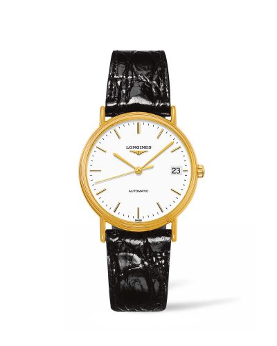 Longines Presence Automatic 34.5mm Stainless Steel / PVD Gold / White L4.821.2.12.2