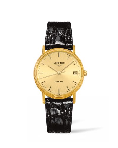 Longines Presence Automatic 34.5mm Stainless Steel / PVD Gold / Champagne L4.821.2.32.2