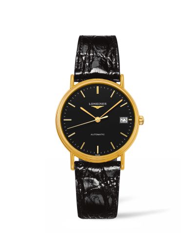Longines Presence Automatic 34.5mm Stainless Steel / PVD Gold / Black L4.821.2.52.2