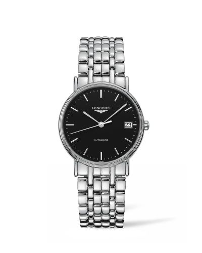 Longines Presence Automatic 34.5mm Stainless Steel / Black / Bracelet L4.821.4.52.6