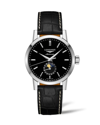 Longines 1832 Moonphase 40 Stainless Steel / Black L4.826.4.52.0