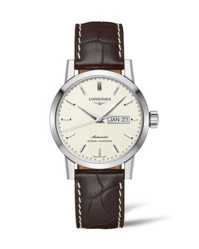 Longines 1832 Annual Calendar 40 Stainless Steel / Black L4.827.4.92.2