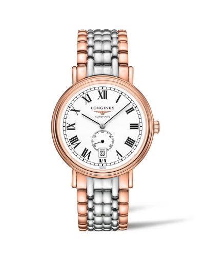 Longines Presence 40 Small Seconds PVD Red / White - Roman / Bracelet L4.905.1.11.7