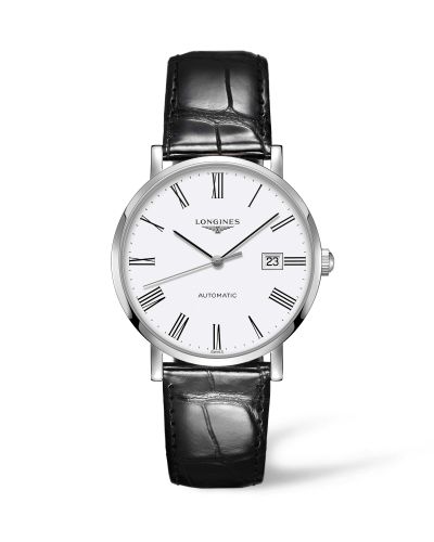 Longines Elegant Collection Automatic 39 Stainless Steel / White / Strap L4.910.4.11.2