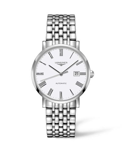 Longines Elegant Collection Automatic 39 Stainless Steel / White / Bracelet L4.910.4.11.6