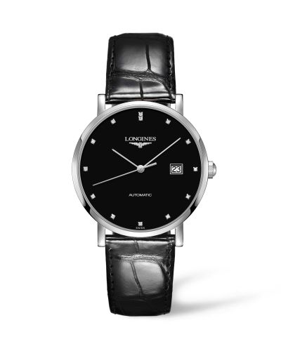 Longines Elegant Collection Automatic 39 Stainless Steel / Black / Strap L4.910.4.57.2