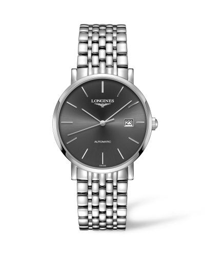 Longines Elegant Collection Automatic 39 Stainless Steel / Grey / Bracelet L4.910.4.72.6