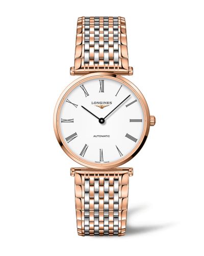 Longines La Grande Classique Automatic 38 PVD Red Gold / White - Roman / Bracelet L4.918.1.91.7