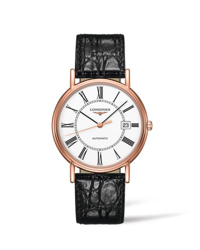 Longines Presence 38.5 Automatic PVD Red / White - Roman L4.921.1.11.2