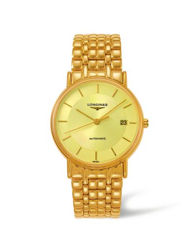 Longines Presence 38.5 Automatic PVD Gold / Champagne / Bracelet L4.921.2.42.8