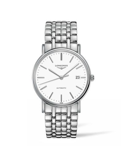 Longines Presence 38.5 Automatic Stainless Steel / White / Bracelet L4.921.4.12.6