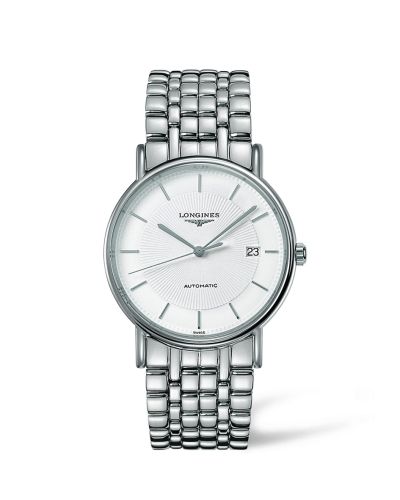 Longines Presence 38.5 Automatic Stainless Steel / White / Bracelet L4.921.4.18.6