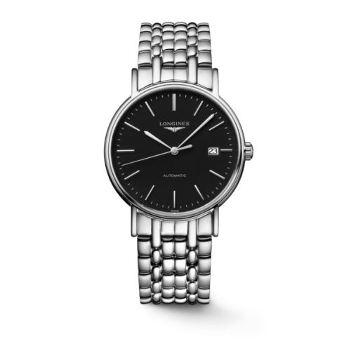 Longines Presence 38.5 Automatic Stainless Steel / Black / Bracelet L4.921.4.52.6